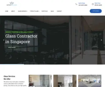 Midasglass.com(Midas Glass Contractor Singapore) Screenshot