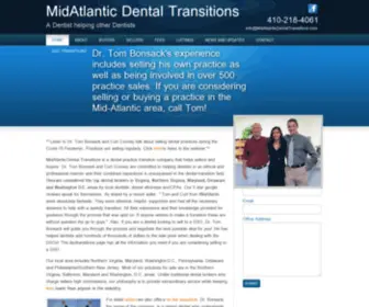 MidatlantiCDentaltransitions.com(MidAtlantic Dental Transitions) Screenshot