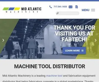 Midatlanticmachinery.com(Machine Tool & Fabrication Equipment Distributor) Screenshot