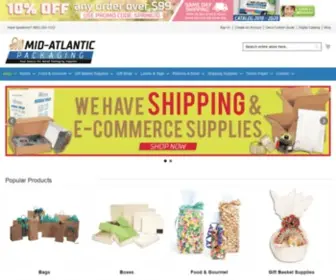 MidatlanticPackaging.com(Wholesale Packaging Supplies) Screenshot