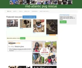 MidatlanticPugrescue.org(Mid-Atlantic Pug Rescue) Screenshot