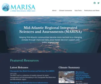 Midatlanticrisa.org(Mid-Atlantic Regional Integrated Sciences and Assessments) Screenshot