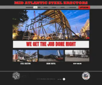 Midatlanticsteelerectors.com(Mid Atlantic Steel Erectors) Screenshot