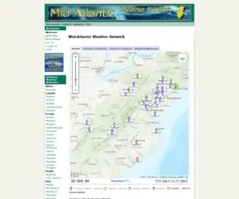 Midatlanticwx.net(Mid-Atlantic Weather Network) Screenshot