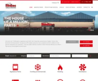 Midbec.com(Pièces) Screenshot