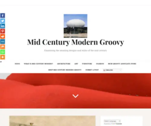 Midcenturymoderngroovy.com(Examining the amazing designs and styles of the mid century) Screenshot