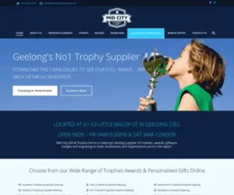 Midcitytrophies.com.au(Trophies) Screenshot