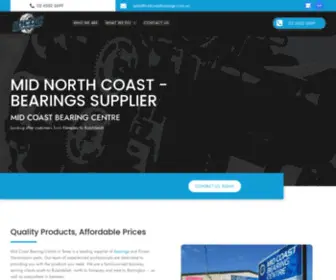 Midcoastbearings.com.au(Bearings Supplier in Mid North Coast) Screenshot