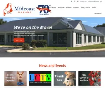 Midcoasthumane.org(Midcoast humane) Screenshot