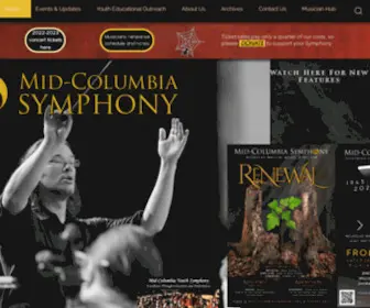 Midcolumbiasymphony.org(Mid-Columbia Symphony) Screenshot