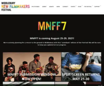 Middfilmfest.org(Middlebury New Filmmakers Festival) Screenshot