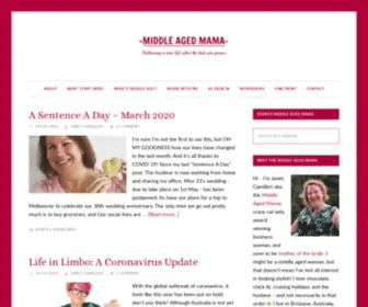 Middleagedmama.com.au(Middle Aged Mama) Screenshot