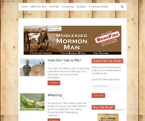 Middleagedmormonman.com(Middle-aged Mormon Man) Screenshot