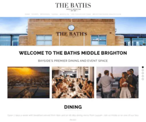 Middlebrightonbaths.com.au(Middle Brighton Baths) Screenshot