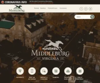 MiddleburgVa.gov(Middleburg, VA) Screenshot