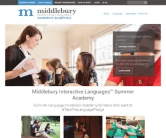 Middleburyinteractive.com(Middlebury Interactive Languages) Screenshot