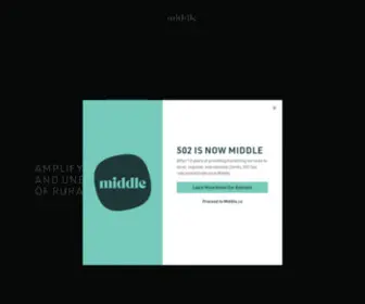 Middle.co(A creative agency for rural America) Screenshot