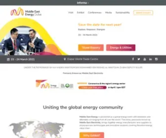 Middleeast-Energy.com(Middle East Energy) Screenshot