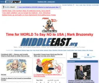 Middleeast.org(Middle east) Screenshot