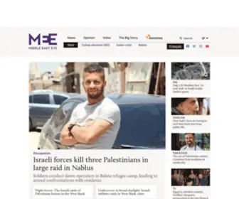 Middleeasteye.net(Middle East Eye) Screenshot