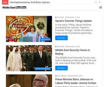 Middleeastheadlines.com(Middle East Headlines) Screenshot