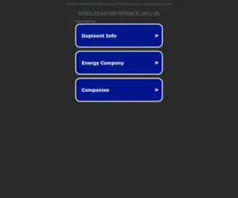 Middleeastreference.org.uk(Middleeastreference) Screenshot