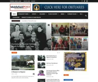 Middlefieldpost.com(Middlefield Post) Screenshot