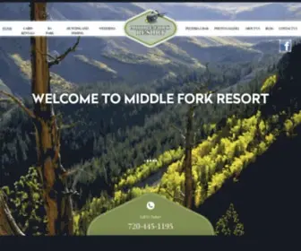 Middleforkresort.com(Middle Fork Resort) Screenshot