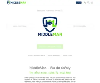 Middleman.co(The safest escrow system for virtual items) Screenshot