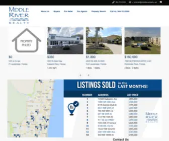 Middleriverrealty.net(Real Estate in Broward County) Screenshot