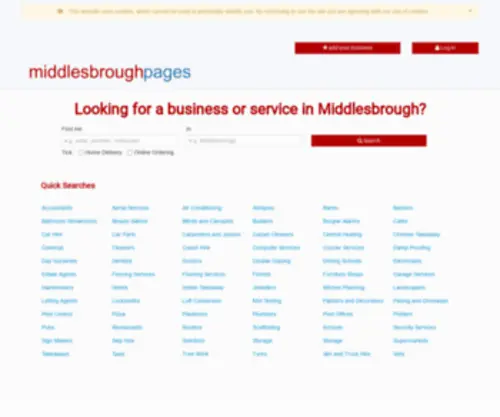Middlesbroughpages.co.uk(Your resource for curated local news) Screenshot