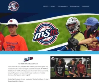 Middleschoolmatchup.com(Middle School Baseball Championships) Screenshot