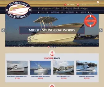 Middlesoundboatworks.com(Middle Sound Boatworks) Screenshot