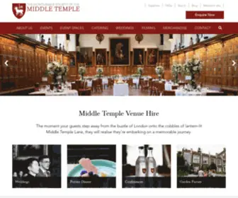 Middletemplevenue.org.uk(Luxury Venue Hire London) Screenshot