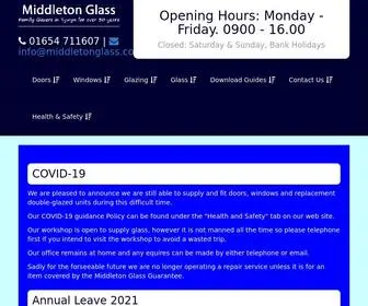 Middletonglass.com(Middleton Glass) Screenshot