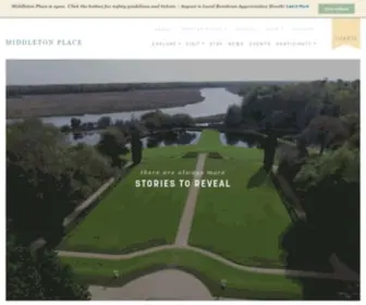 Middletonplace.org(Middleton Place National Historic Landmark House Museum) Screenshot