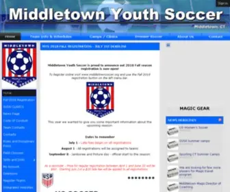 Middletownsoccer.org(Soccer) Screenshot