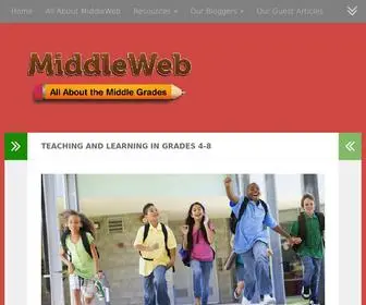 Middleweb.com(Middle school) Screenshot
