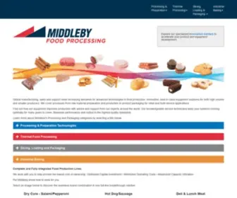 Middprocessing.com(Middleby Corporation Food Processing Manufacturing Brands) Screenshot