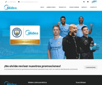 Midea.com.co(Midea Colombia) Screenshot