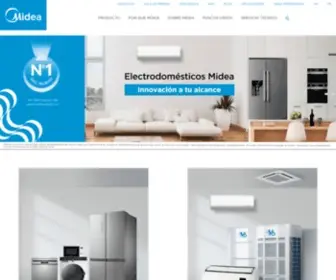 Midea.es(Nº1 en fabricación de electrodomésticos) Screenshot