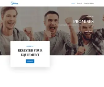 Mideaac.com(Midea AC) Screenshot