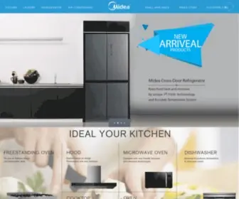 Mideaappliances.co.nz(Midea) Screenshot