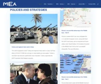 Mideastanalyst.com(Top Consulting and Solutions for Middle East) Screenshot