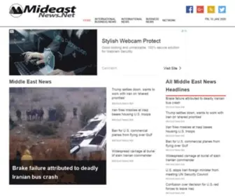 Mideastnews.net(Top Middle East News Stories) Screenshot