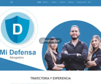 Midefensavial.com(Mi Defensa Abogados) Screenshot