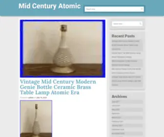 Mideraatomic.com(Mid Century Atomic) Screenshot