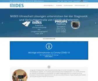 Mides.com(MIDES Medical Solutions) Screenshot