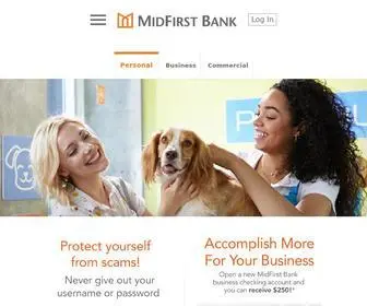 Midfirst.com(MidFirst Bank) Screenshot