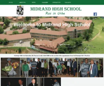 Midhigh.co.za(Midrand High School) Screenshot